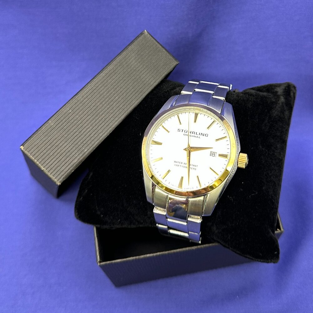 Stuhrling Original Mens Ascot Analog Swiss Watch - Picture 9 of 15